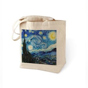 Starry Night Canvas Tote Bag